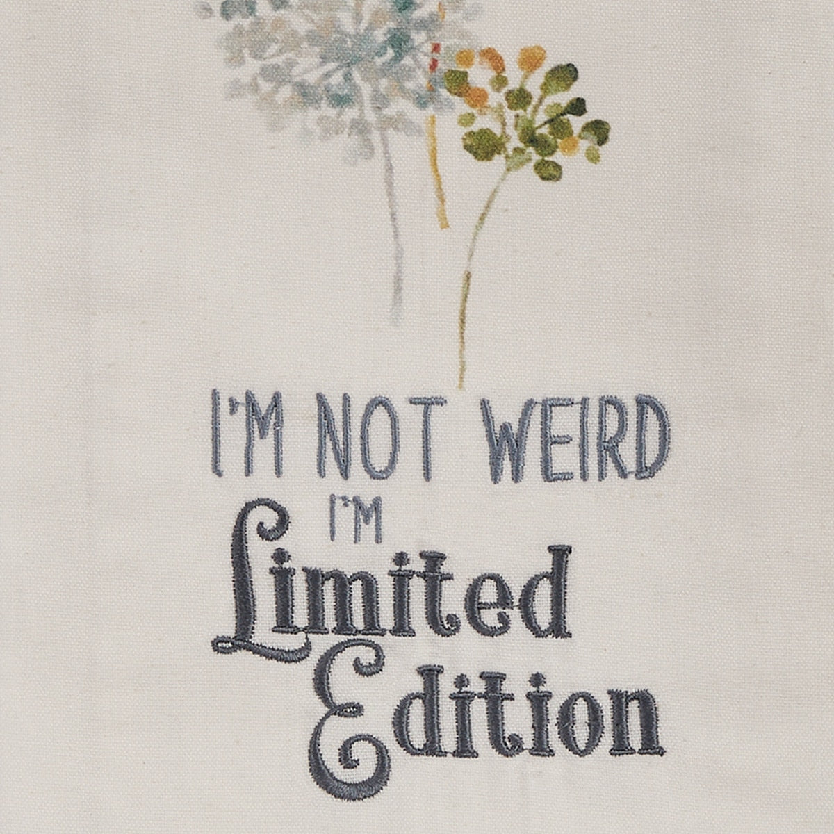 Park Designs Im Not Weird Decorative Dishtowel - Set of 6