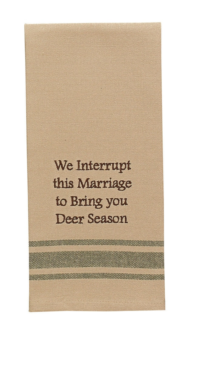 Park Designs Interrupt Marriage Dishtowel - Set of 2