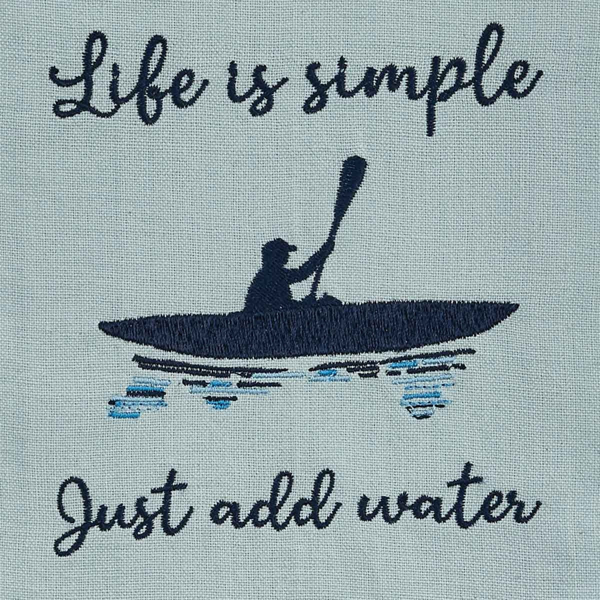 Park Designs Just Add Water Embrioidered Dishtowel - Set of 2