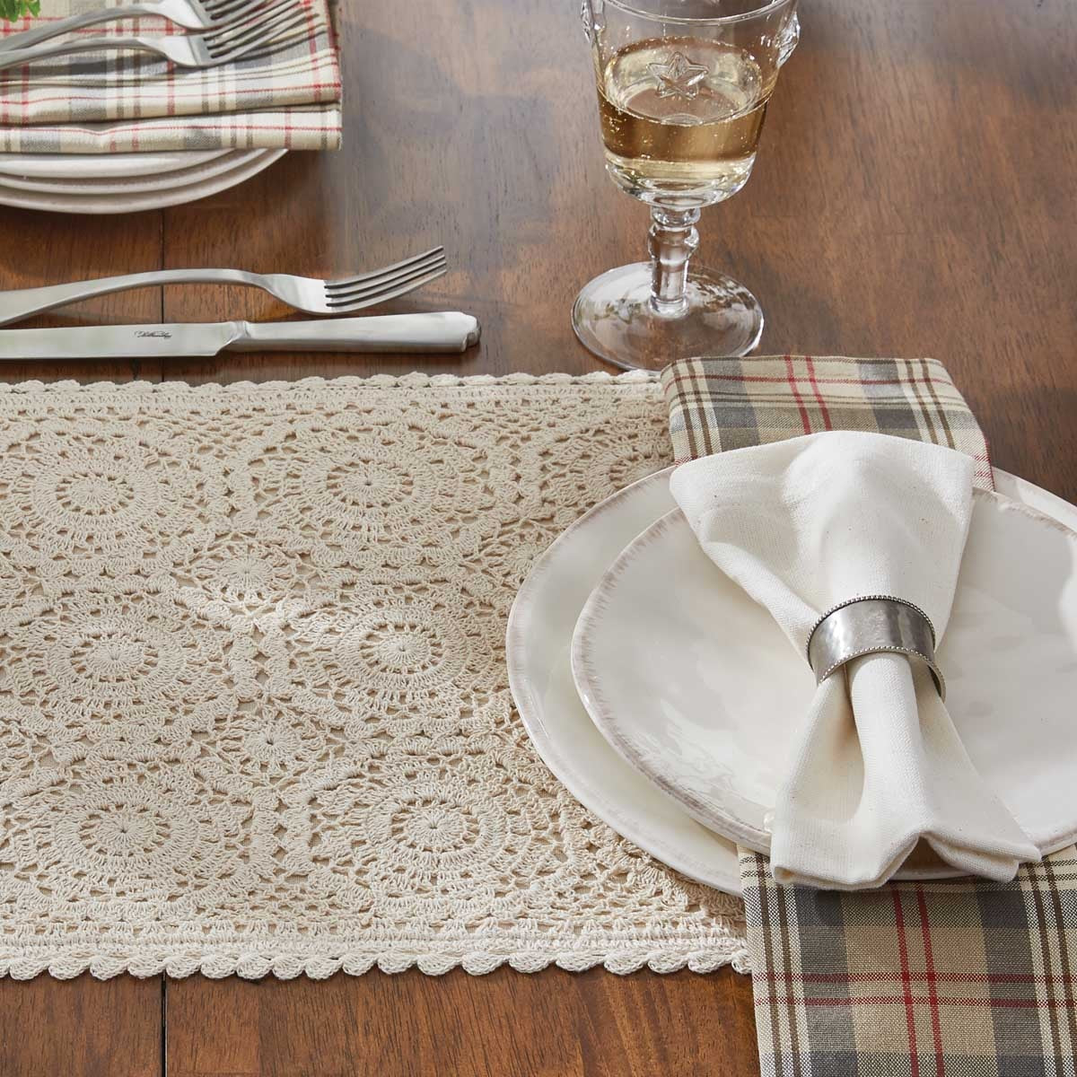 Park Designs Lace Placemat Cream - Set of 6