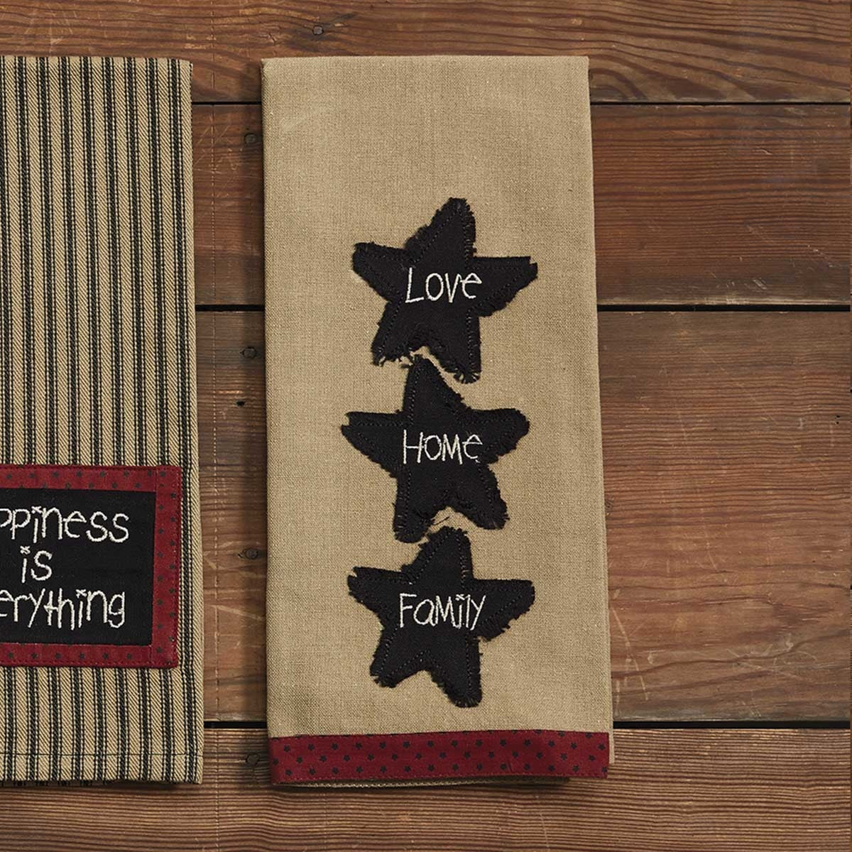 Park Designs Love Home Family Embroidered Dishtowel - Set of 2