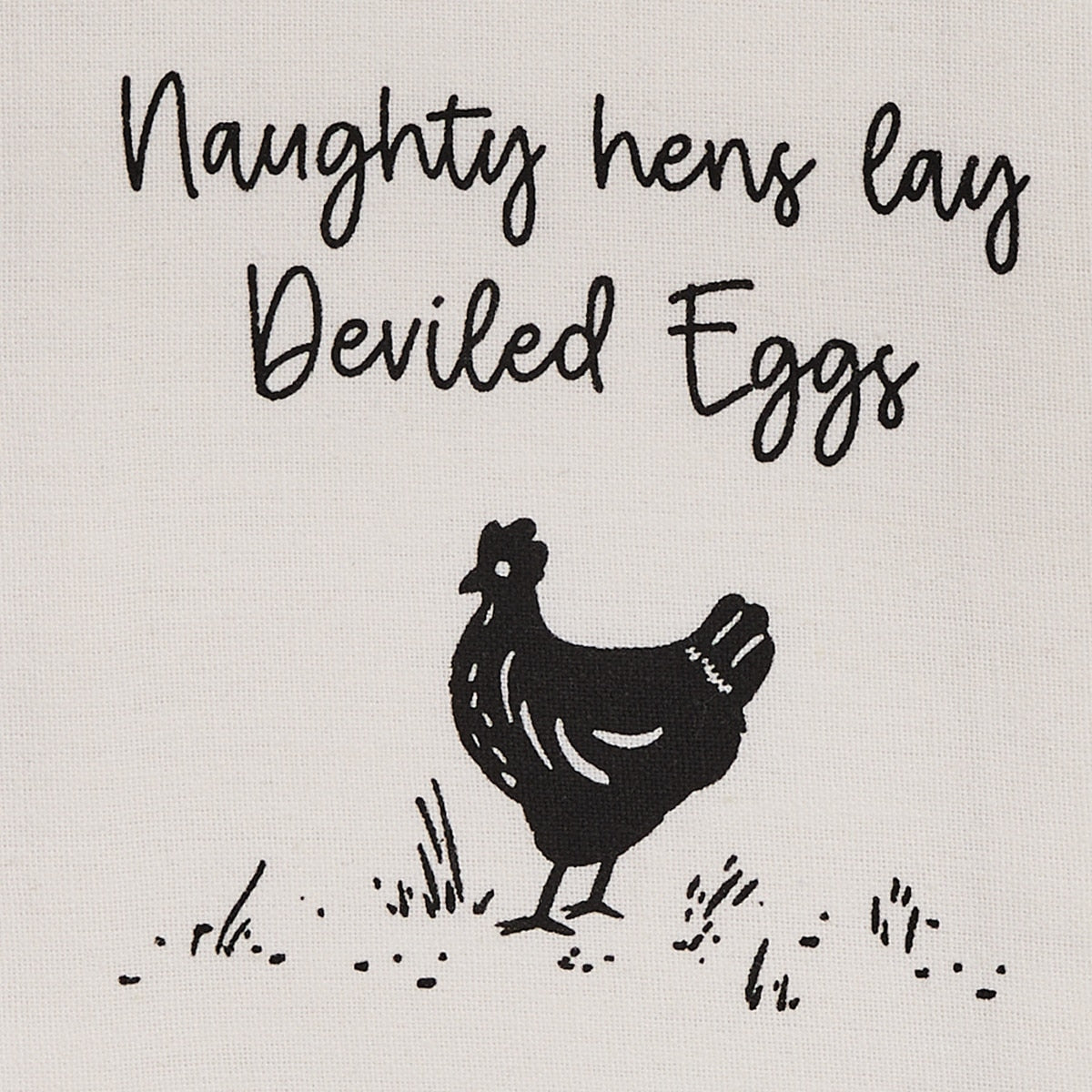 Park Designs Naughty Hens Dishtowel - Set of 6