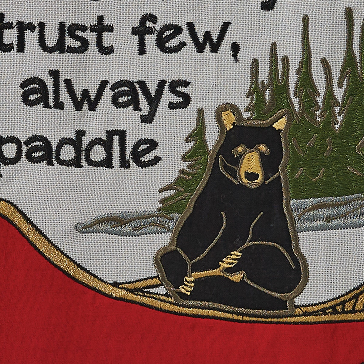Park Designs Paddle Your Own Canoe Dishtowel - Set of 6