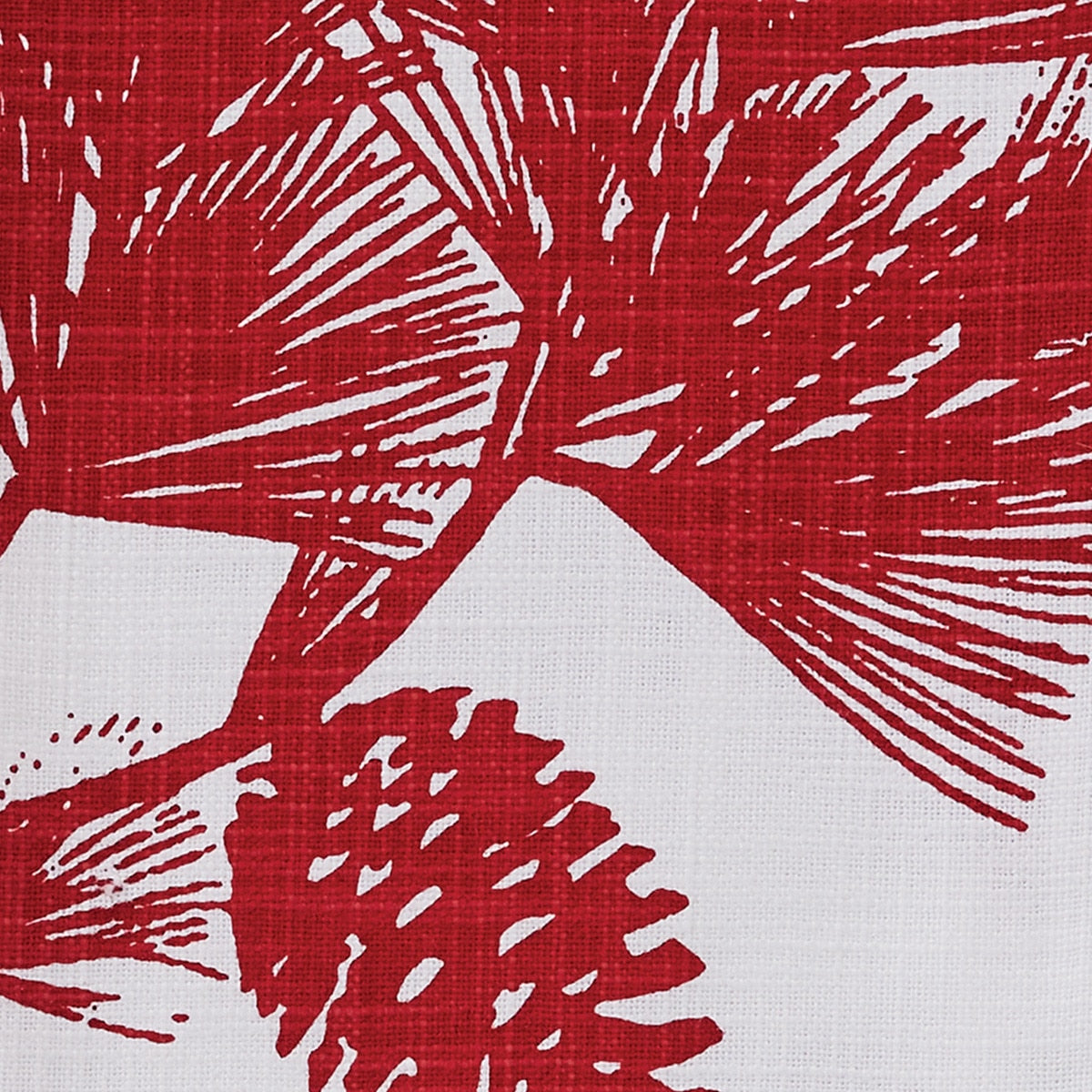 Park Designs Patricia Heaton Home Cranberry Bordered Pinecone Dishtowel - Set of 6