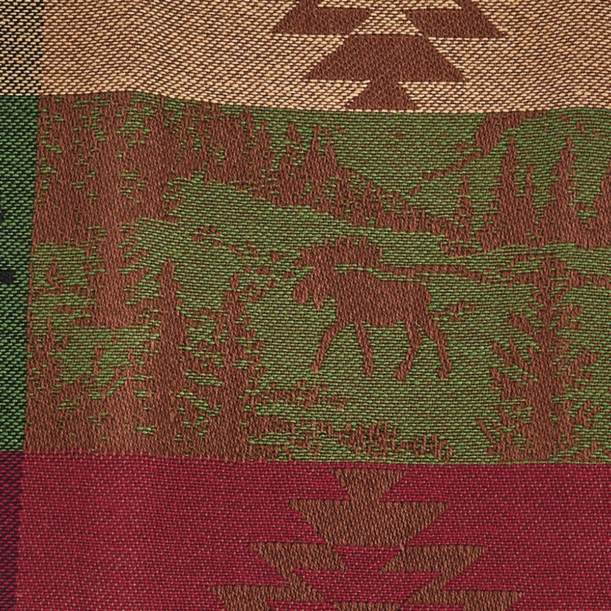 Park Designs Pinecones And Trees Jacquard Dishtowel - Set of 12