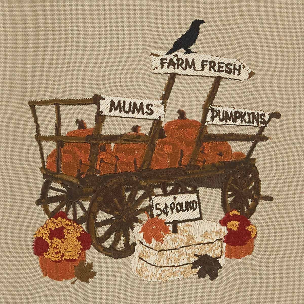 Park Designs Pumpkin Wagon Emb Dishtowel - Set of 6