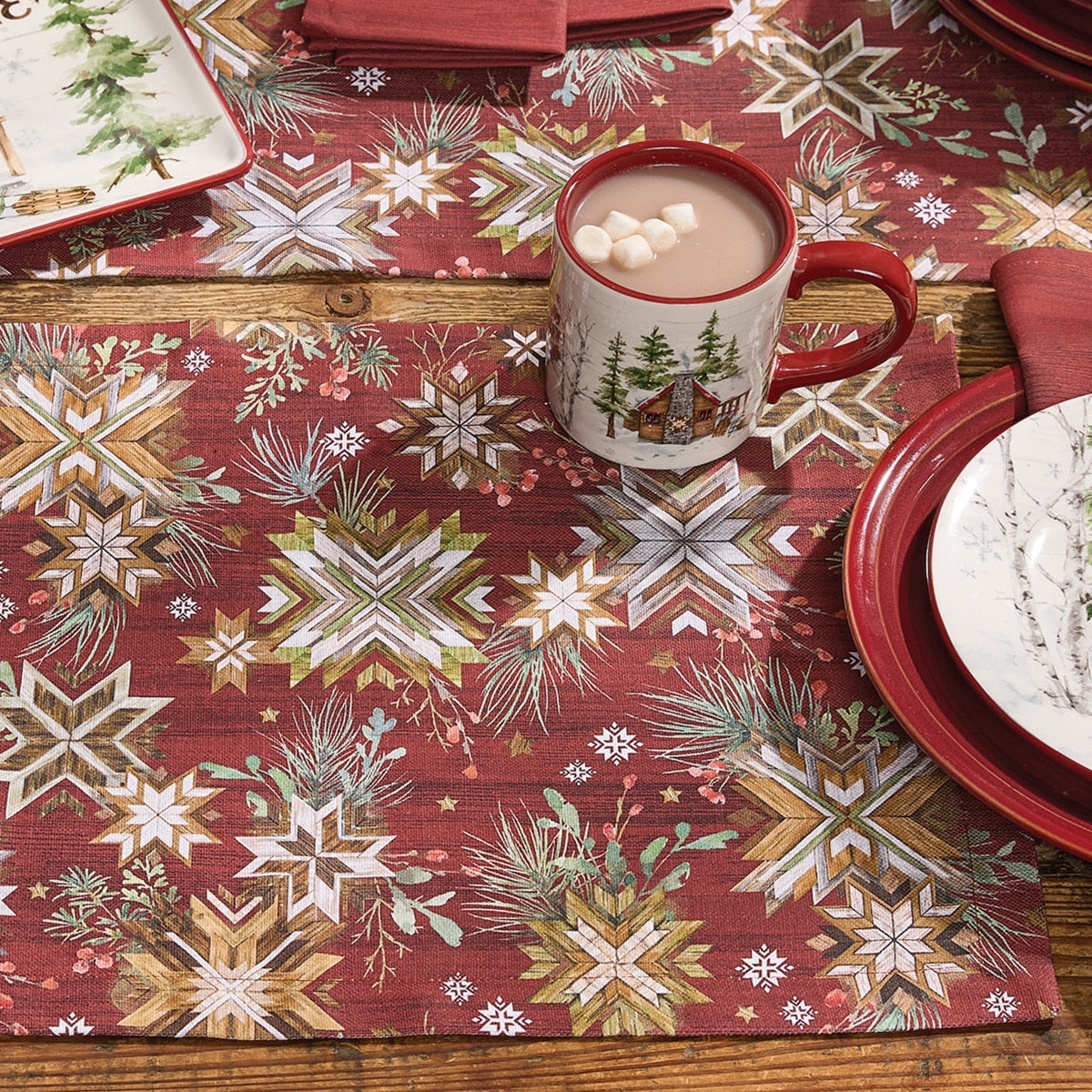 Park Designs Snowflake Lodge Placemat - Set of 12