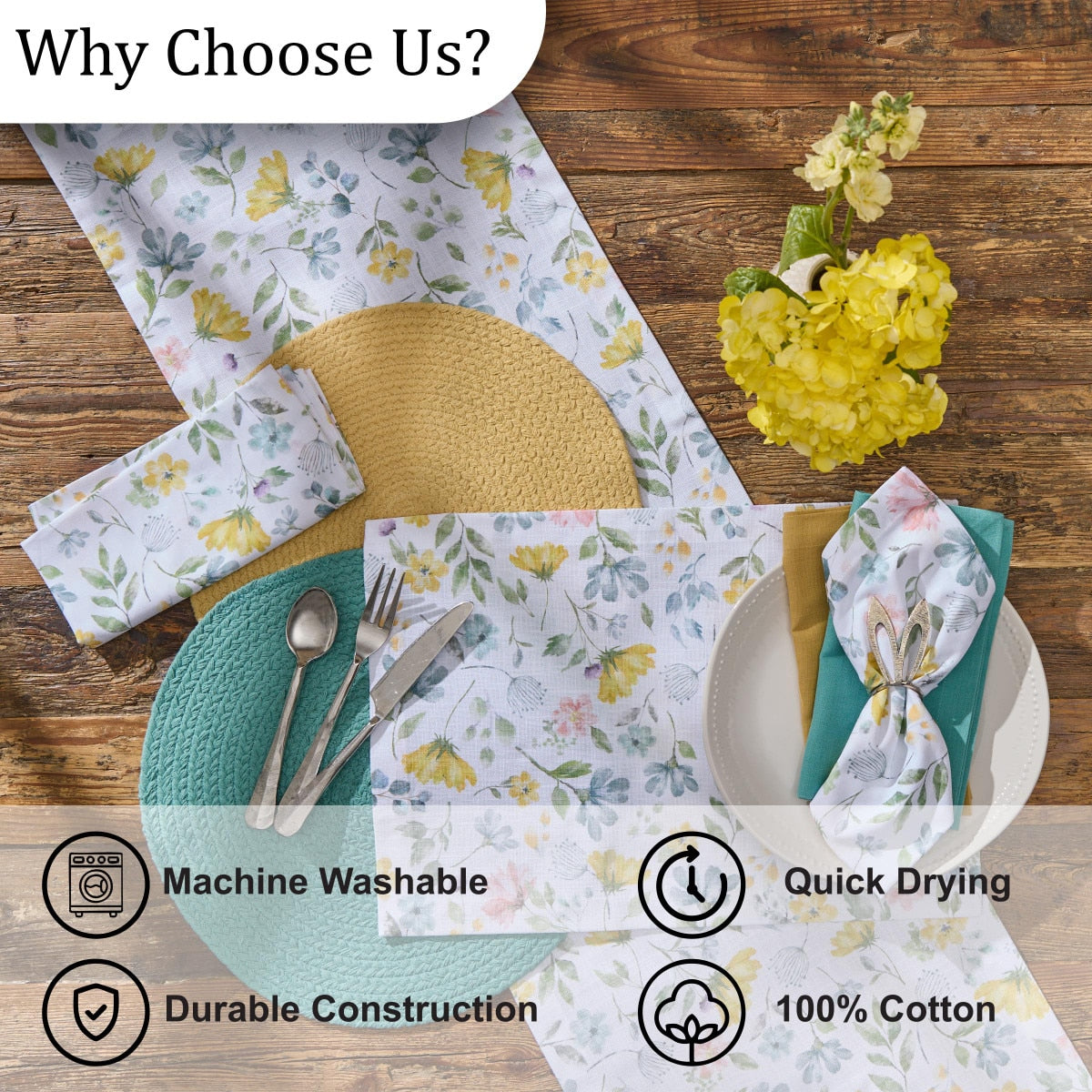 Park Designs Spring Flowers Placemat - Set of 12