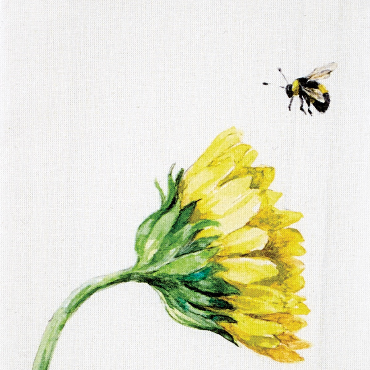 Park Designs Sunflower With Bee Dishtowel - Set of 6