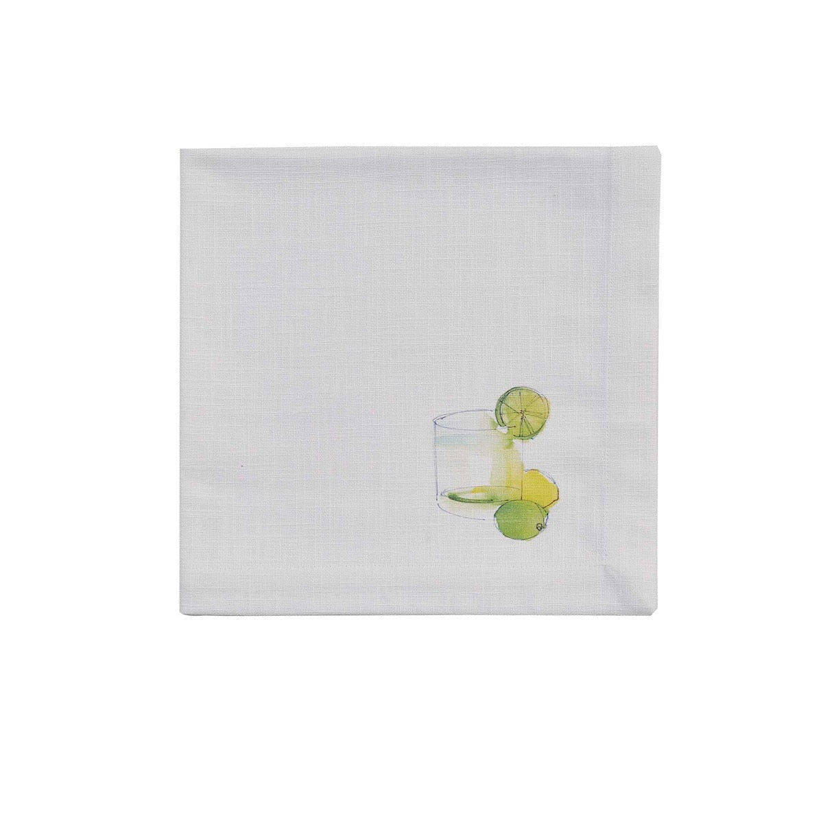 Park Designs Tropical Drink Gin & Tonic Napkin - Set of 4