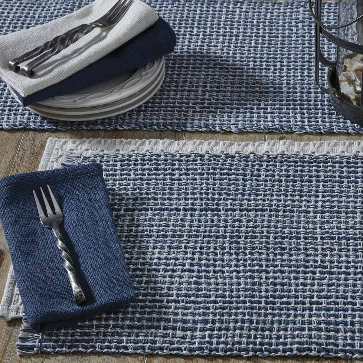 Park Designs Tweed Placemat Denim - Set of 4