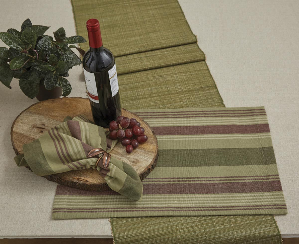 Park Designs Vineyard Stripe Placemat - Set of 12