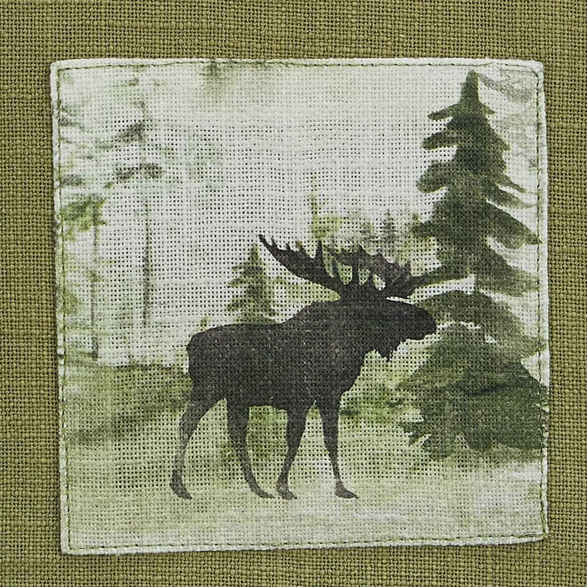 Park Designs Watercolor Moose - Set of 2
