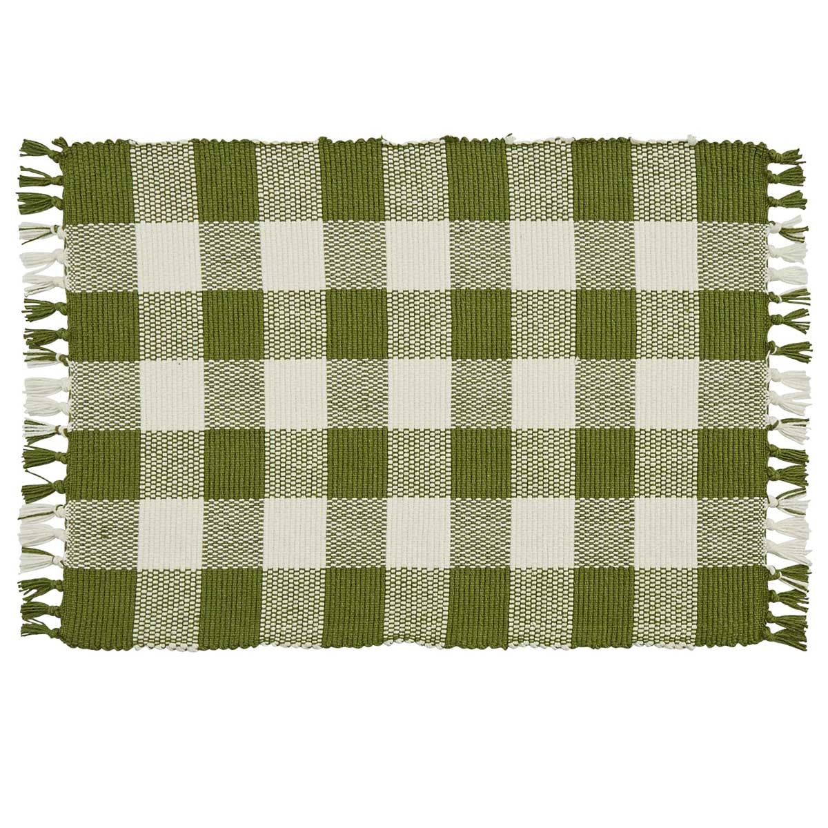 Park Designs Wicklow Check Placemat Sage - Set of 4