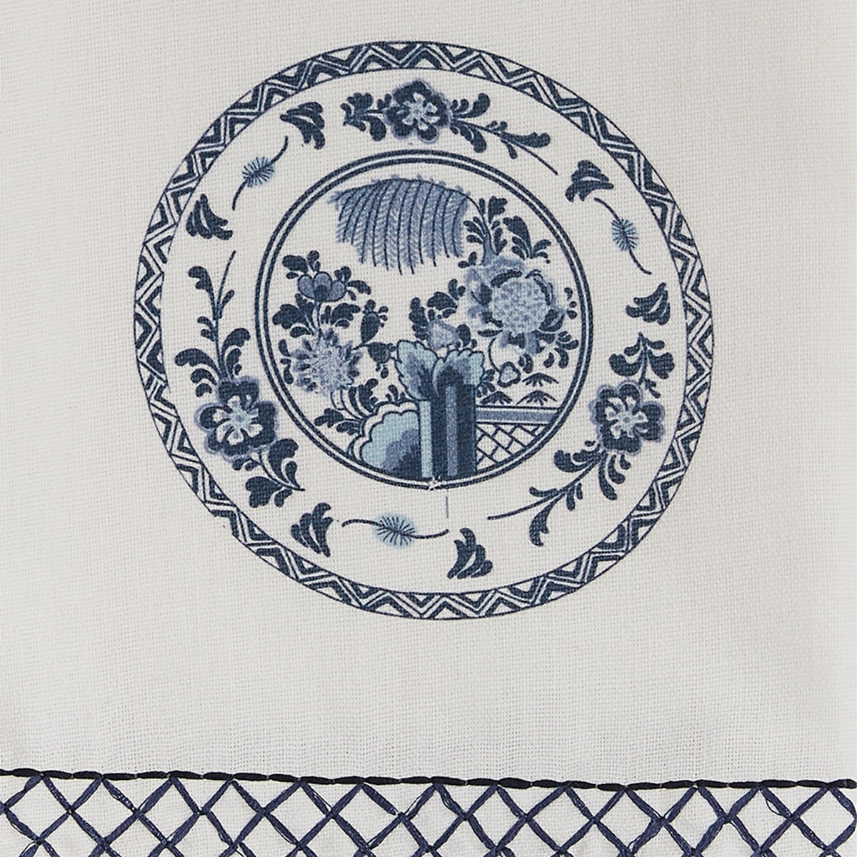 Park Designs Williamsburg Chinois Plate Dishtowel - Set of 2