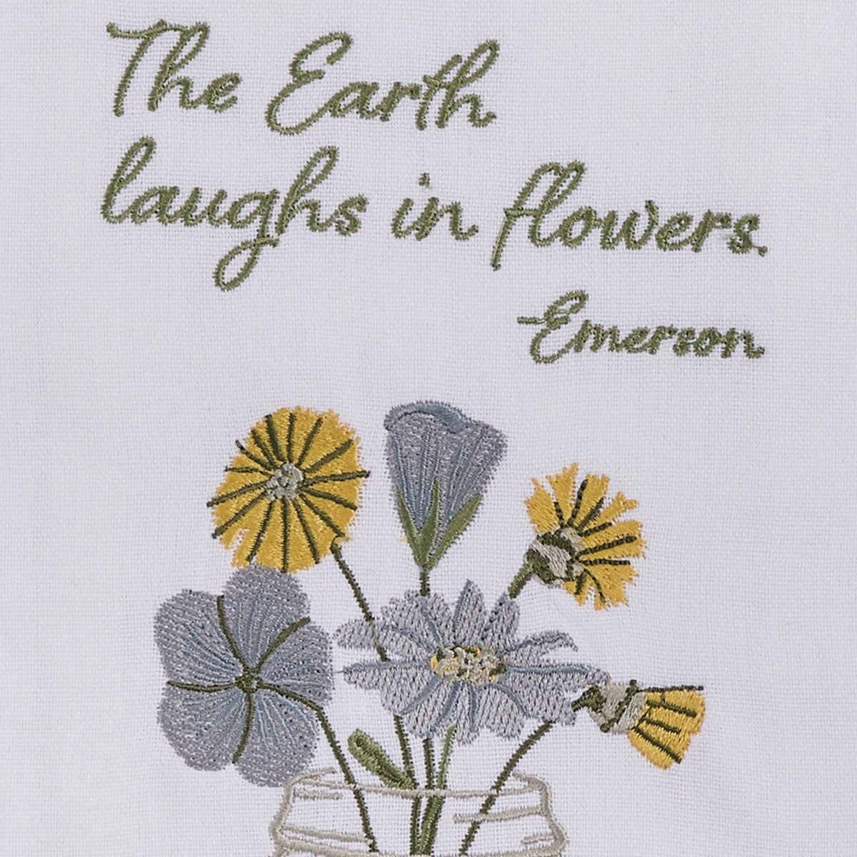 Park Designs Williamsburg Earth Laughs In Flowers Dishtowel - Set of 6