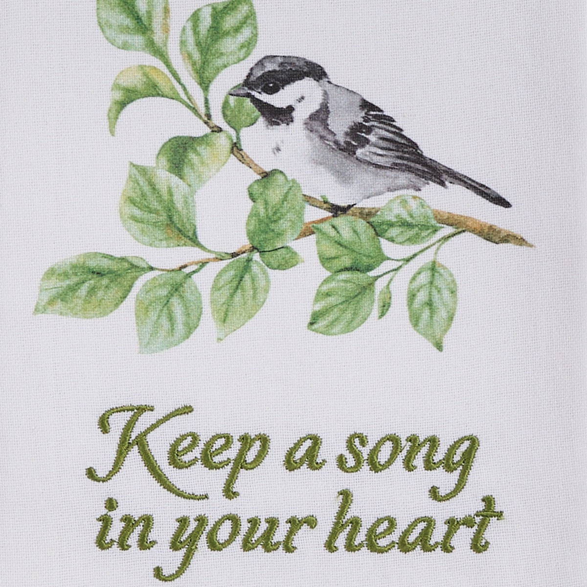 Park Designs Williamsburg Keep A Song In Your Heart Dishtowel - Set of 6
