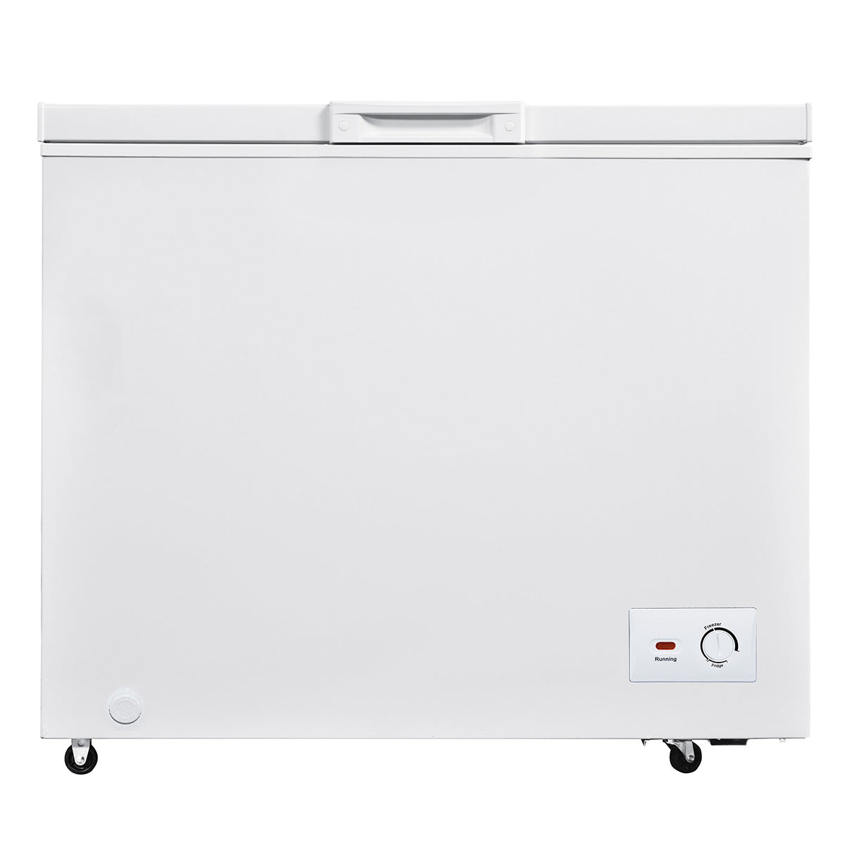 Premium Levella 8.7 ft³ White Chest Freezer With Basket and Wheels