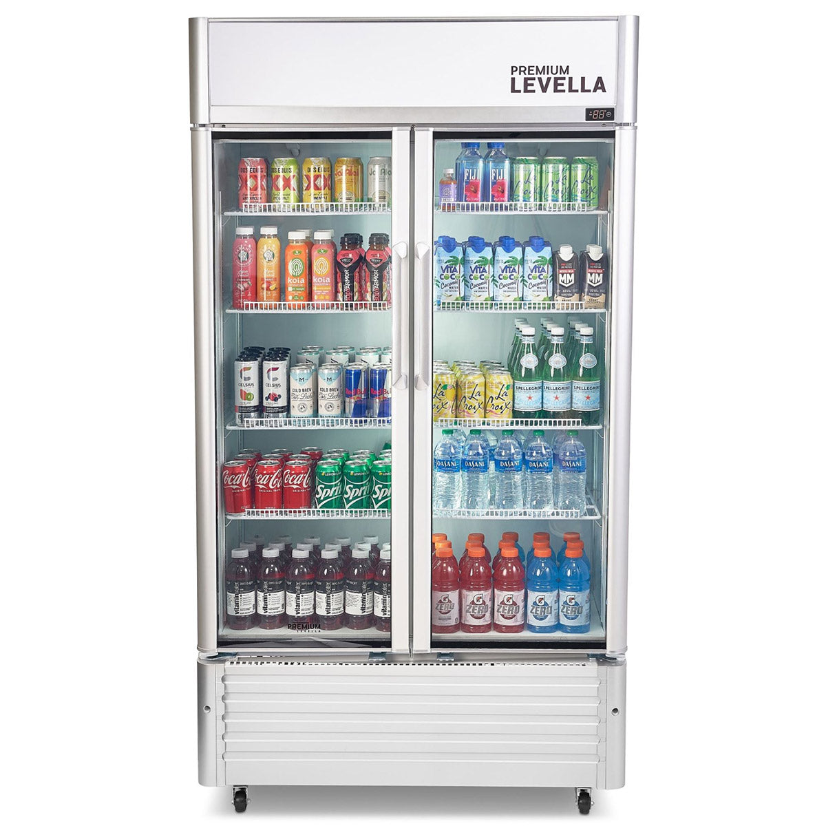 Levella 15.5 Cu ft Display Beverage Refrigerator - Black