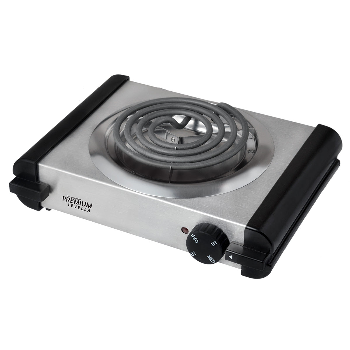 Premium Levella Single Stainless Steel Deluxe Electric Burner