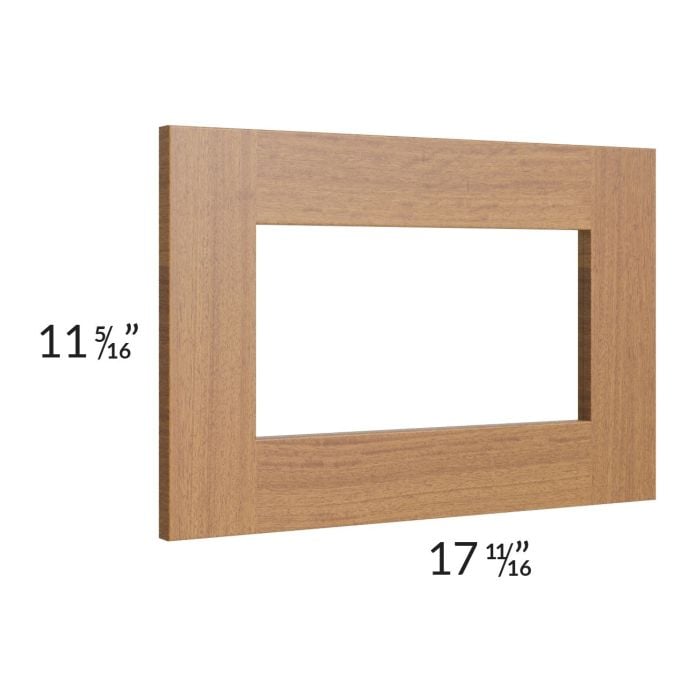 RTA Artisan Walnut Shaker 18" x 12" Glass Door Only with Glass Included