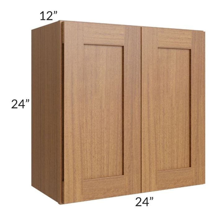 RTA Artisan Walnut Shaker 24" x 24" Wall Cabinet