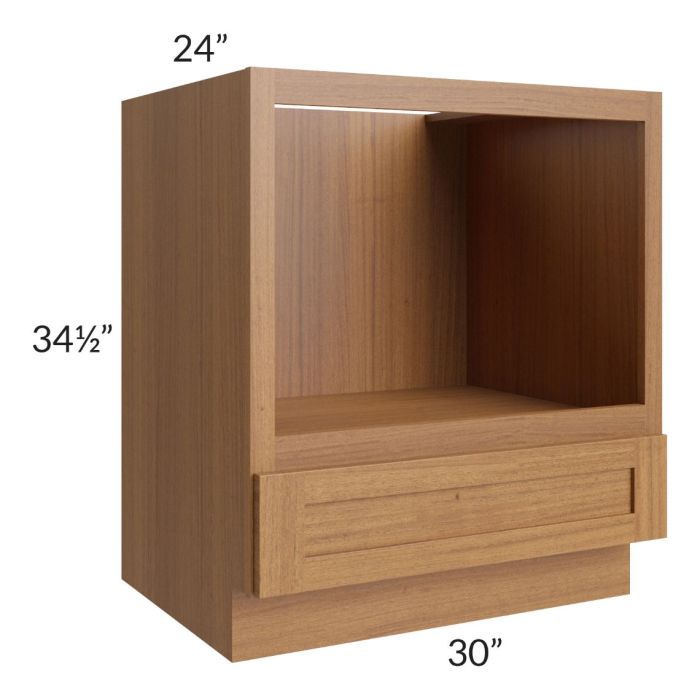 RTA Artisan Walnut Shaker 30" Microwave Base Cabinet
