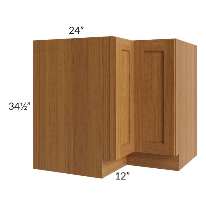 RTA Artisan Walnut Shaker 36" Lazy Susan Base Cabinet