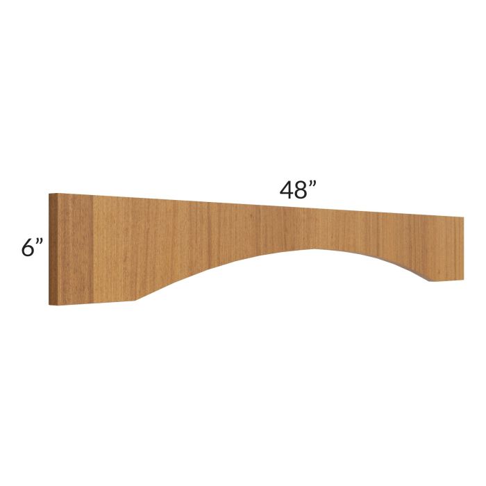 RTA Artisan Walnut Shaker 48" Valance (Trimmable)