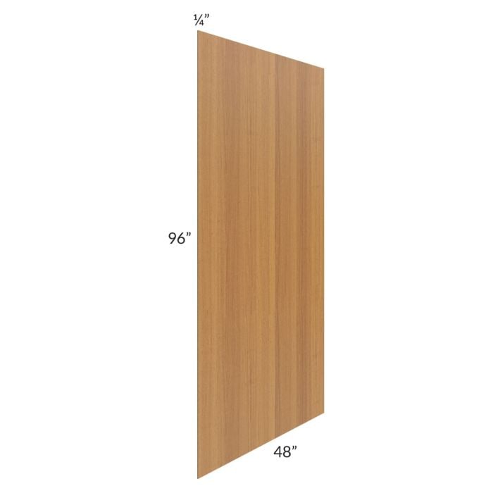 RTA Artisan Walnut Shaker 48" x 96" Finished Back Panel