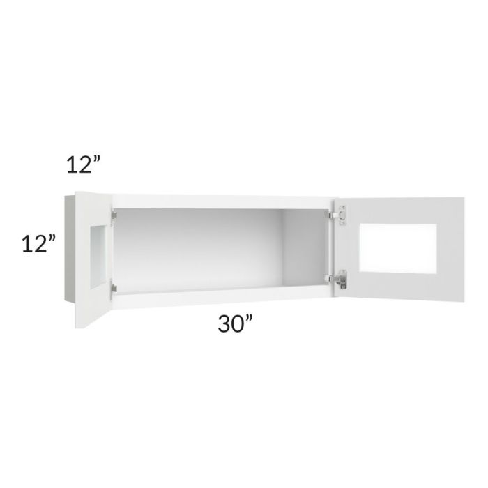 RTA Brilliant White Shaker 30" x 12" Decorative Wall Kitchen