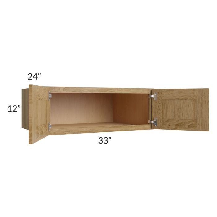 RTA Catalina Toffee 33" x 12" x 24" Wall Kitchen Oasis
