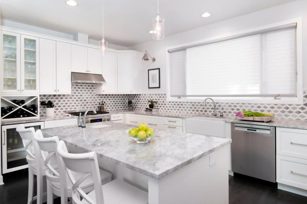 RTA Charlotte White 18" x 84" Wall Pantry with 2 Roll Out Trays