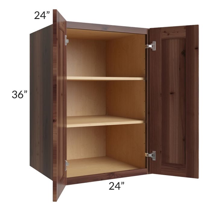RTA Farmhouse Walnut Shaker 24
