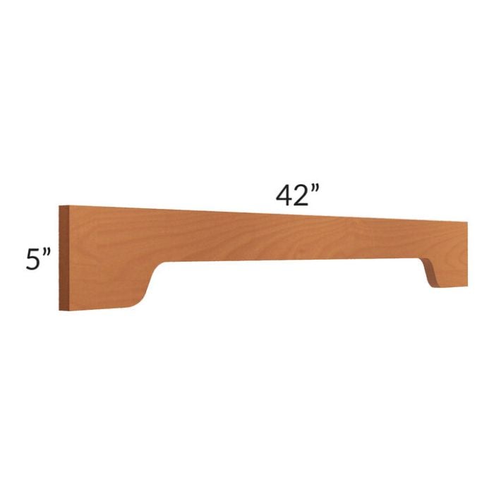 RTA Lexington Cinnamon Glaze 42" Arched Valance