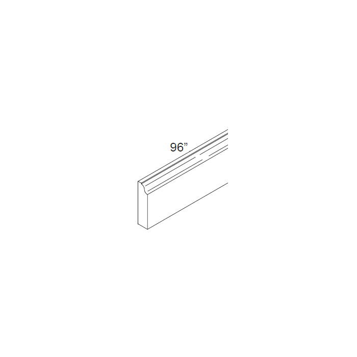 RTA Lexington Cinnamon Glaze 96" Ogee Molding