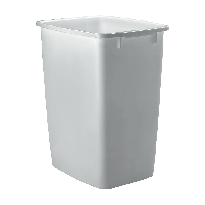 RTA Lexington Cinnamon Glaze Trash Can with 15" Base Cabinet Insert