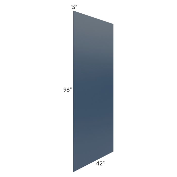 RTA Madison Navy Shaker 42" x 96" Finished Veneer Panel