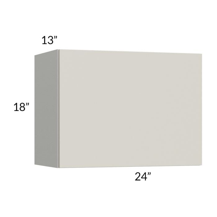 RTA Milan Beige Matte 24" x 18" Lift-Up Door Wall Cabinet