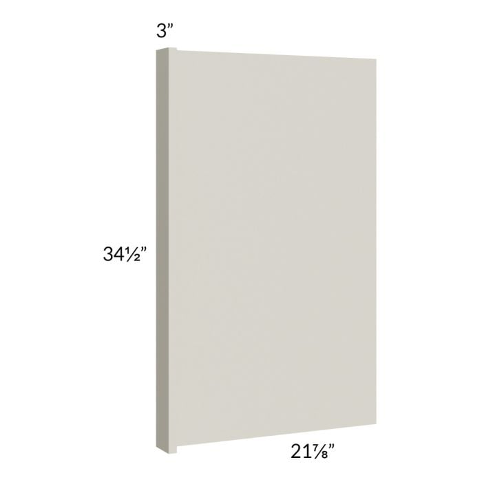 RTA Milan Beige Matte Vanity Base End Panel