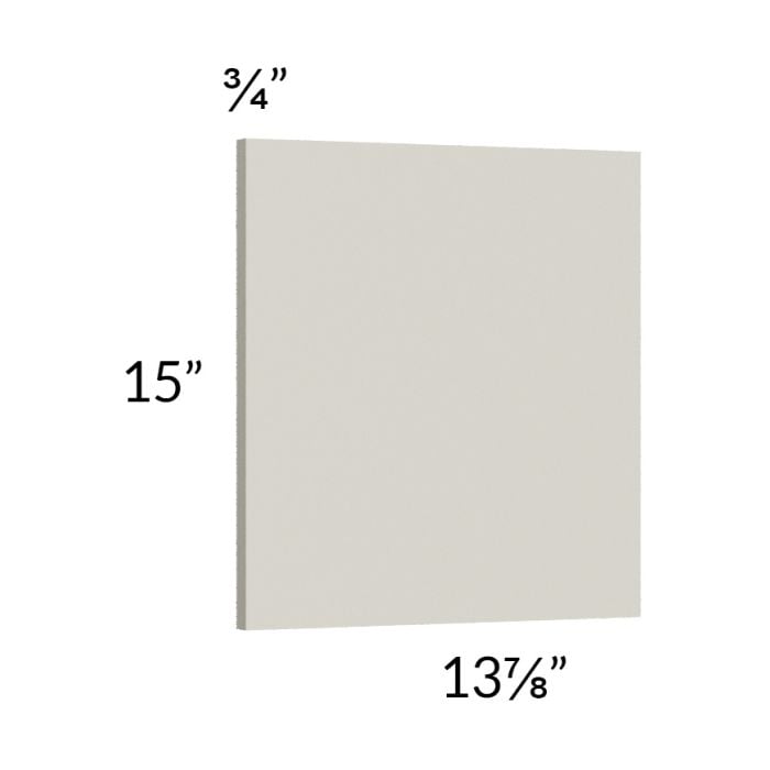 RTA Milan Beige Matte Wainscot 15" Wall Panel (for 13" deep cabinets)