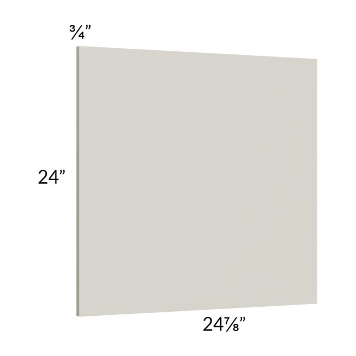 RTA Milan Beige Matte Wainscot 24" Wall Panel (for 24" deep cabinets)