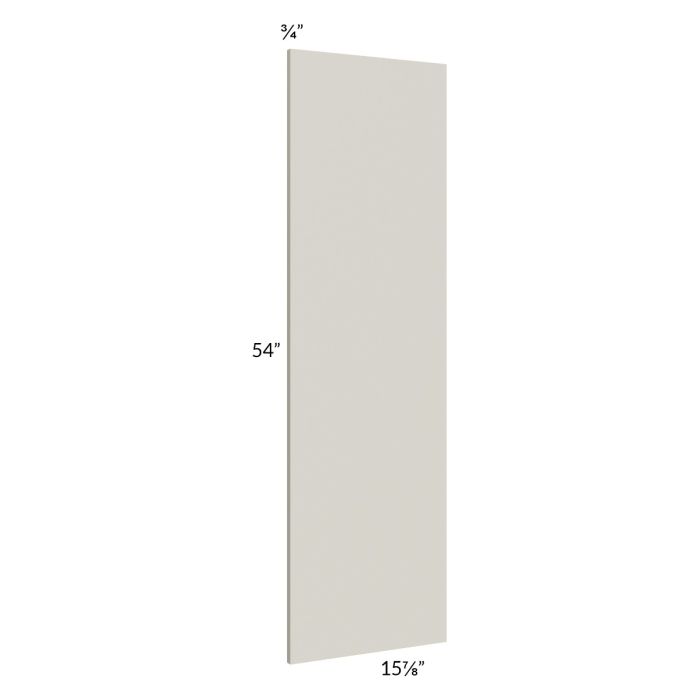 RTA Milan Beige Matte Wainscot 54" Wall Panel (for 15" deep cabinets)