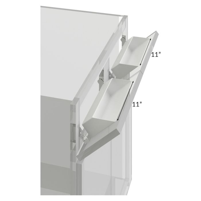 RTA Milan White Gloss 11" Tilt Out Tray