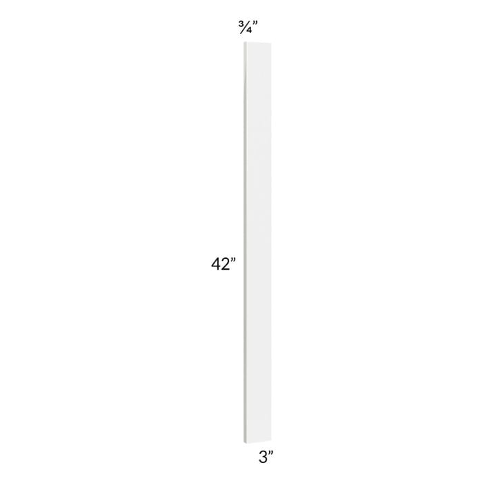 RTA Milan White Gloss 3" x 42" Wall Filler