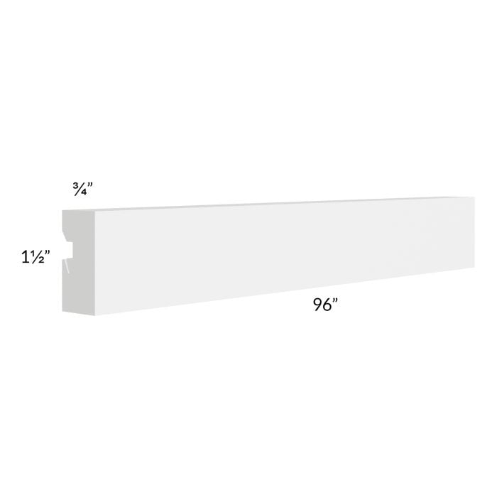 RTA Milan White Gloss Light Rail Molding
