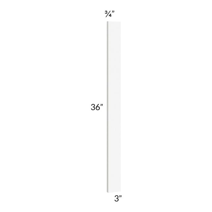 RTA Milan White Matte 3" x 36" Wall Filler