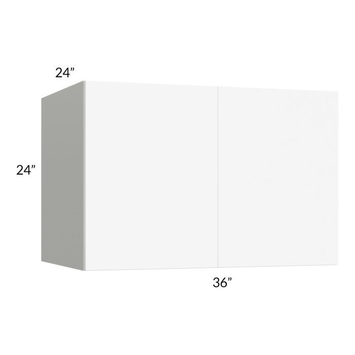RTA Milan White Matte 36" x 24" x 24" Wall Cabinet