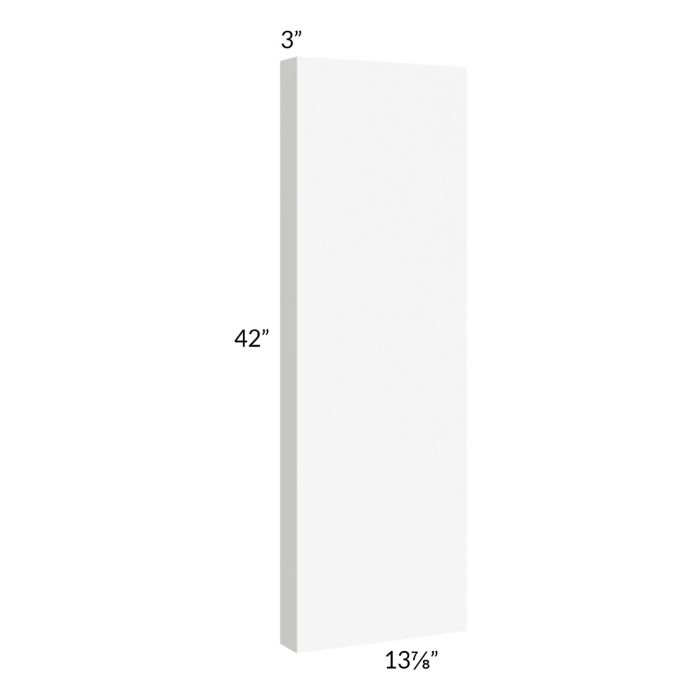 RTA Milan White Matte 42" Wall Column