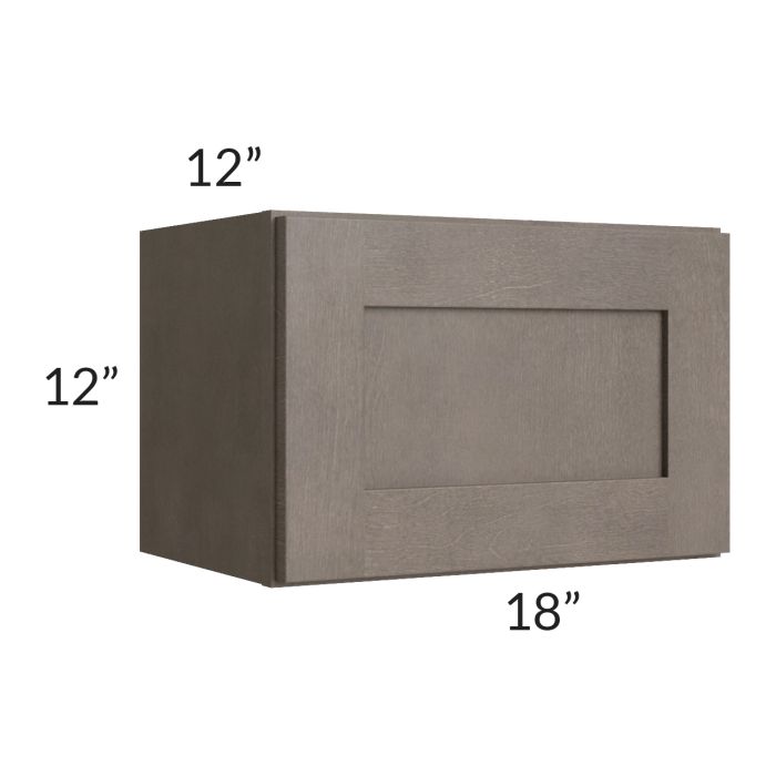 RTA Natural Grey Shaker 18" x 12" Wall Cabinet